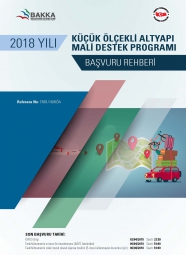 Batı Karadeniz Kalkınma Ajansı 2018 Küçük Ölçekli Altyapı MDP Başvuru Rehberi